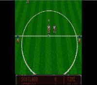 une photo d'Ã©cran de Eric Cantona Football Challenge sur Nintendo Super Nes